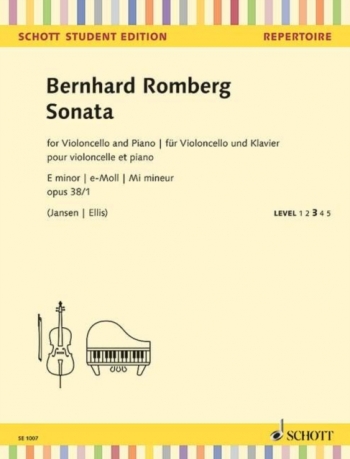 Sonata E Minor Op.38/1 Cello & Piano (Schott)