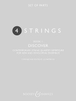 4 Strings - Book 1 Discover: Set Of Parts: Contemporary String Quartet Repertoire