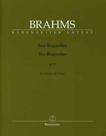 2 Rhapsodies Op.79: Piano (Barenreiter)