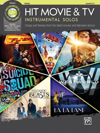Hit Movie & TV Instrumental Solos For Violin Book & Cd