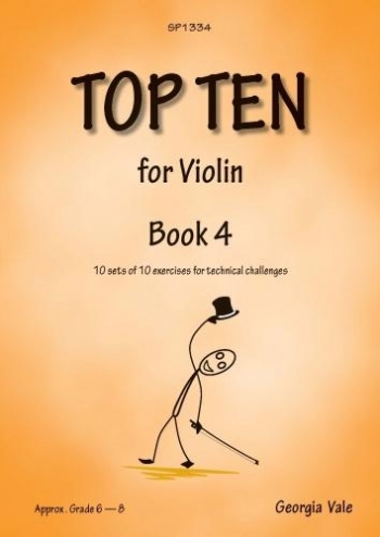 Top Ten Book 4: 10 Sets Of 10 Technical Challenges For Violin (Vale)