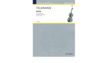 Suite D Major For Viola & Piano (Schott)