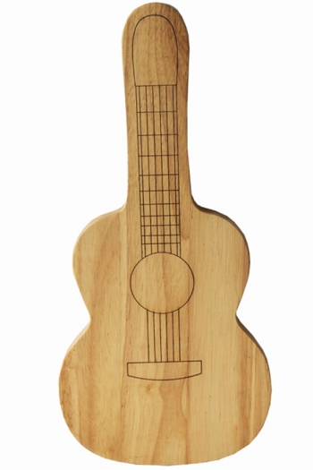 Wooden Chopping Board Guitar