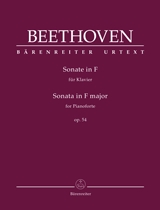 Piano Sonata F Major Op.54: Piano (Barenreiter)
