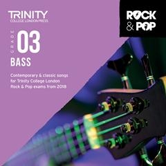Trinity Rock & Pop 2018 Bass Guitar Grade 3 Cd Only