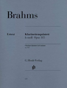 Clarinet Quintet In B Minor Op.115: Parts (Henle)