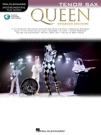 Instrumental Play-Along: Queen - Tenor Saxophone (Book/Online Audio)