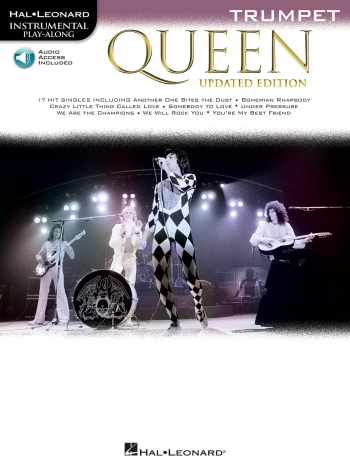 Instrumental Play-Along: Queen - Trumpet (Book/Online Audio)