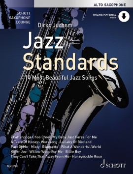 Schott Saxophone Lounge: Jazz Standards Alto Sax Book & Audio :: All ...