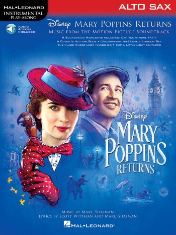 Instrumental Play-Along: Mary Poppins Returns - Alto Saxophone Book/Online Audio