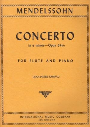 Concerto E Minor Op.64: Flute & Piano (International)