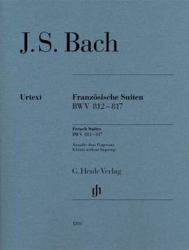 French Suites (6) Bwv812-Bwv817: No Fingering: Piano (Henle)