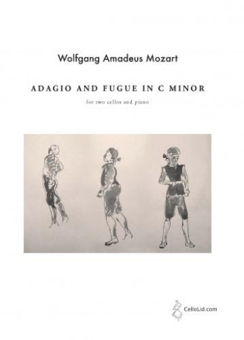 Adagio & Fugue In Cminor Two Cellos And Piano: Cello Duet