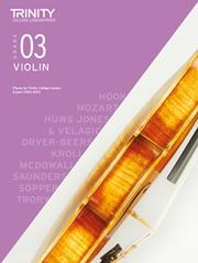 Trinity College London Violin Exam Pieces Grade 3 Violin & Piano From 2020