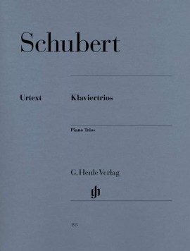 Schubert: Piano Trios: Violin, Cello And Piano: Score & Parts