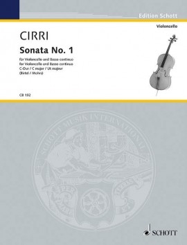Sonata: C Major: No 1: Cello & Piano (Schott)