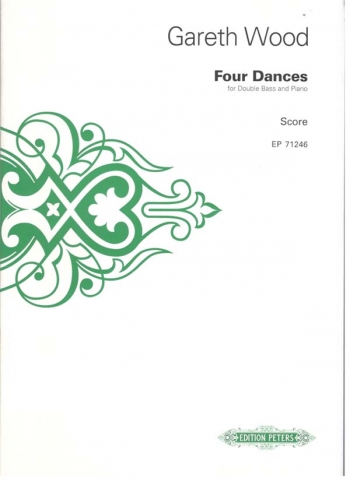 Four Dances: Double Bass & Piano (Peters)