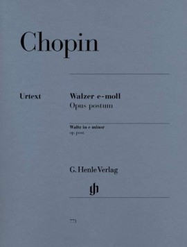 Waltz Op. post: E Minor: Piano (Henle)