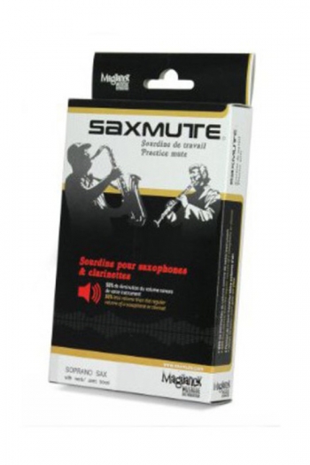 Saxmute Soprano Saxophone Practice Mute - Two Piece