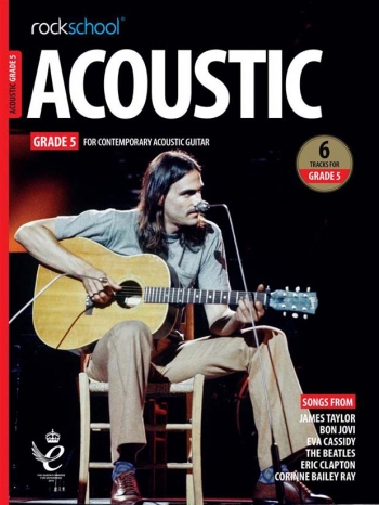 Rockschool Acoustic Guitar Grade 5 2019 Book With Audio-Online