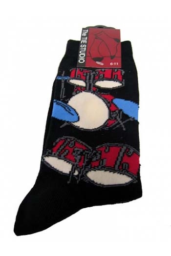 Socks With Drum Kit Design