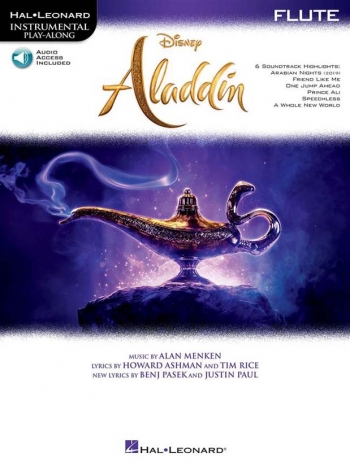 Instrumental Play-Along Aladdin: Flute (Book/Online Audio)