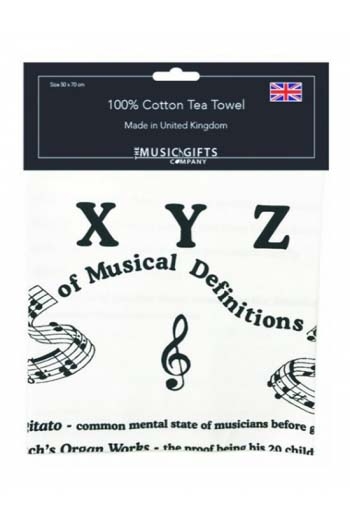 Tea Towel - XYZ Of Musical Definitions