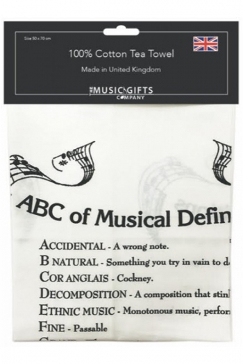 Tea Towel - ABC Of Musical Definitions