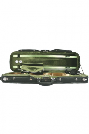 Young VC147 Oblong Deluxe 4/4 Black Violin Case