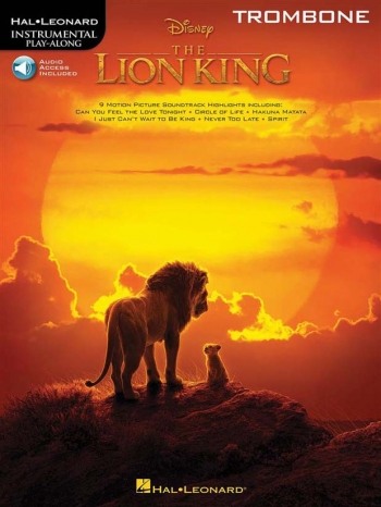 Instrumental Play-Along: The Lion King: Trombone Bass Clef: Book & Online Audio