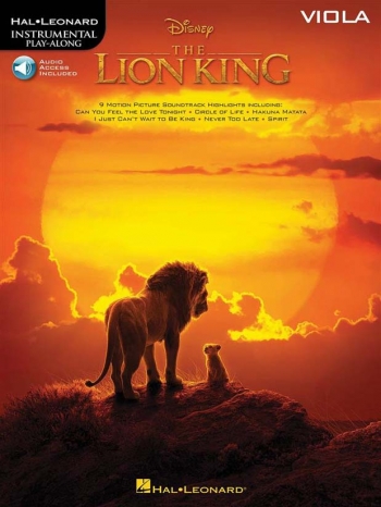Instrumental Play-Along: The Lion King: Viola: Book And Audio