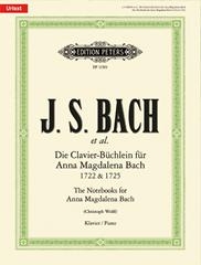 The Notebooks For Anna Magdalena Bach 1722 & 1725 Piano (Peters)