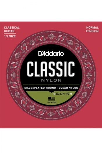 D'Addario Classical Guitar Classic Nylon Normal Tension 1/2 Size