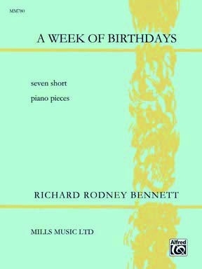 A Week Of Birthdays: Piano Solo