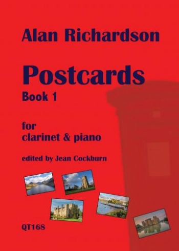Postcards Book 1 For Clarinet & Piano (Richardson)