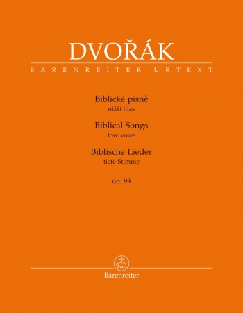 Biblical Songs Op.99: Low Voice & Piano (Barenreiter)