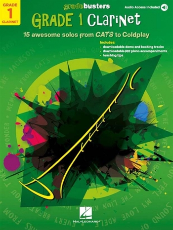 Gradebusters Grade 1 Clarinet: 15 Awesome Solos From Cats To Coldplay