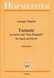 Fantasia On Themes From Don Pasquale By Donizetti: Bassoon & Piano (Hofmeister)