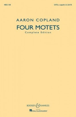 Four Motets Complete Edition SATB And Piano (B&H)