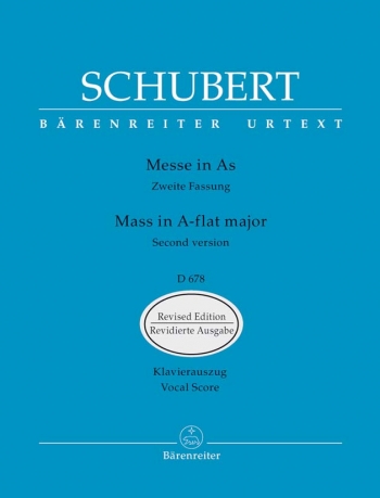 Missa In A-flat Major D 678: Vocal Score (Barenreiter)