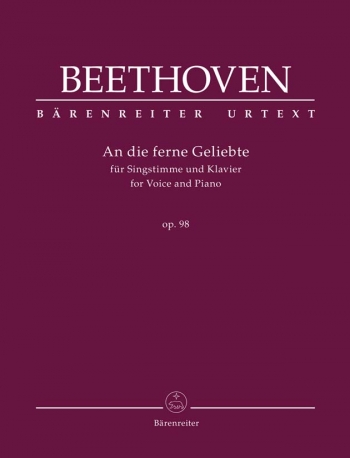 An Die Ferne Geliebte For Voice And Piano Op.98: Voice & Piano