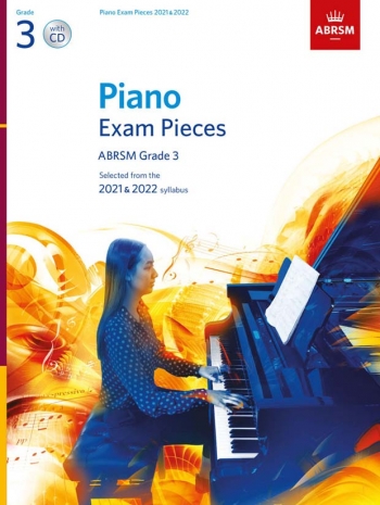 OLD SALE STOCK - ABRSM Piano Exam Pieces Grade 3: 2021 & 2022 Book & CD