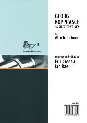 45 Selected Studies For Alto Trombone  (Brasswind)