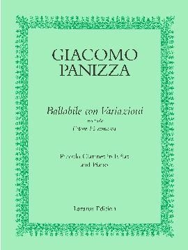 Ballabile Con Variazioni Nel Ballo Ettore Fieramosca Eb Clarinet & Piano (Lazarus)
