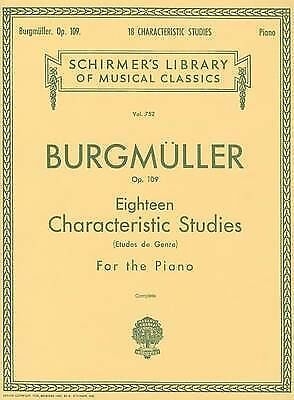 18 Characteristic Studies, Op. 109 (Schirmer)