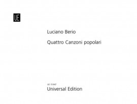 Four Canzoni Popolari: Voice & Piano