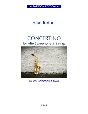 Concertino For Alto Saxophone & Piano (Emerson)