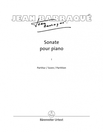Piano Sonata (1950-1952): Volume 1 & 2: Piano Solo (Barenreiter)