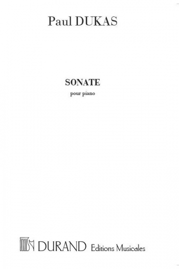 Sonata: Piano Solo (Durand)