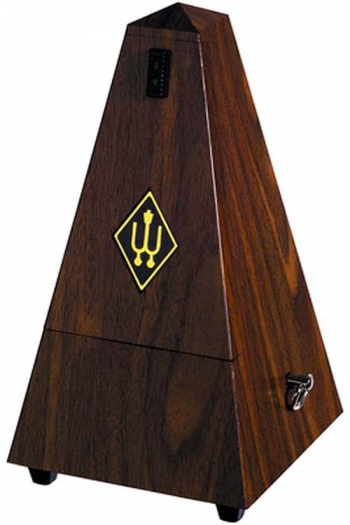 Wittner 855131 Maelzel Metronome - Walnut Grain Plastic Case With Bell